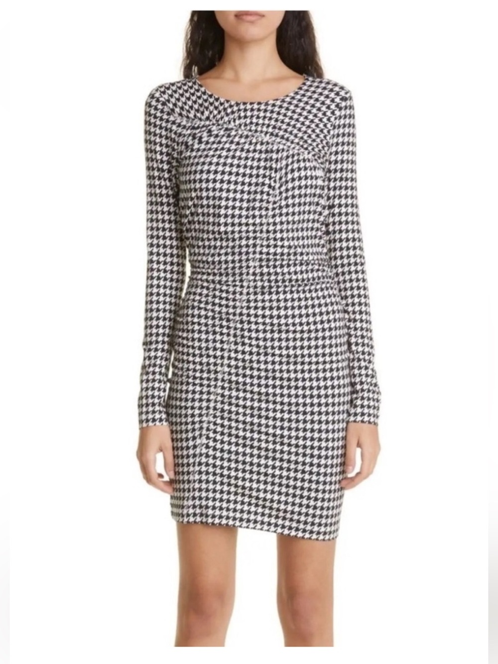 Anthropologie Baum Und Pferdgarten Houndstooth Jennie Mini Dress